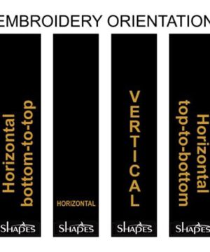 Custom Jiujitsu belt orientation