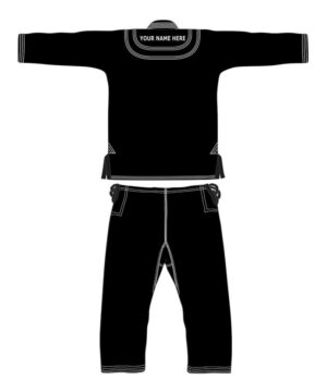 Black White BJJ Gi 04