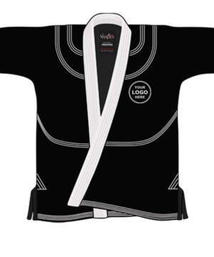 Black with White BJJ Gi 03