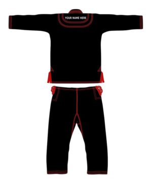 Black wt Red BJJ Gi 04