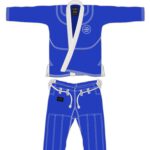 blue white custom jiu-jitsu gi