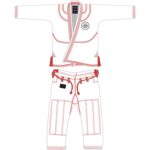 White with Red BJJ Gi 02